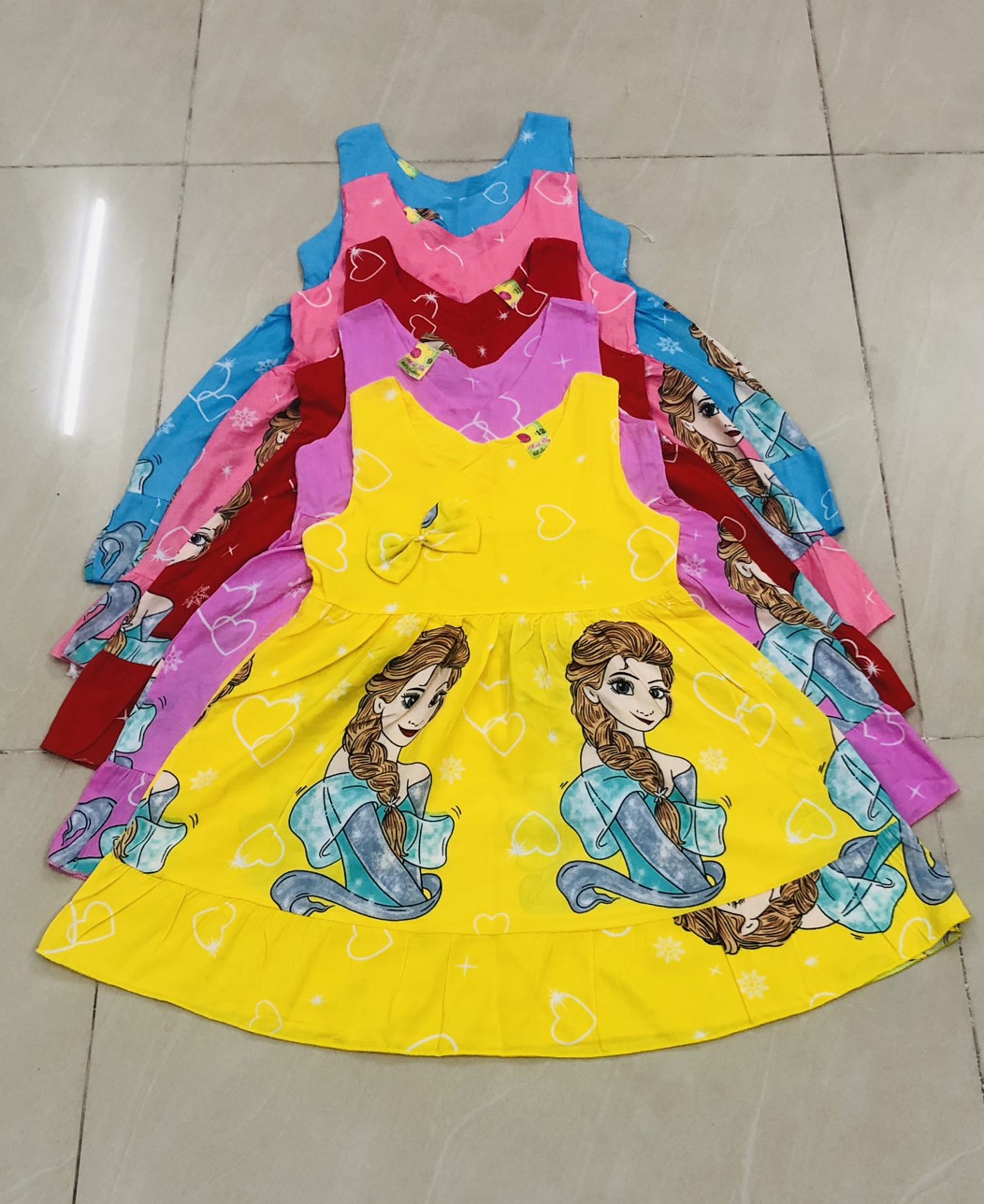 Đầm Tole Bé Gái Nhiều Mẫu Dễ Thương (8-16kg)
