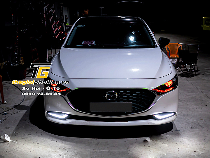 Độ Led gầm Daylight theo xe Mazda 3 2020