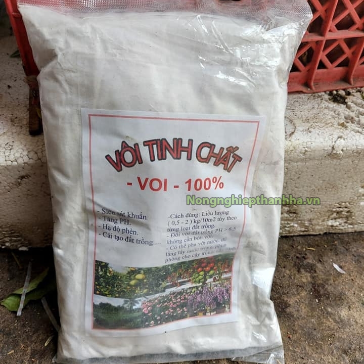 Vôi bột sát khuẩn gói 1kg