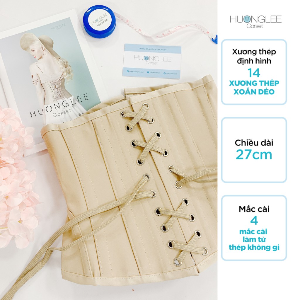 HUONGLEE Corset Đai giảm eo Corset Cúp Hông