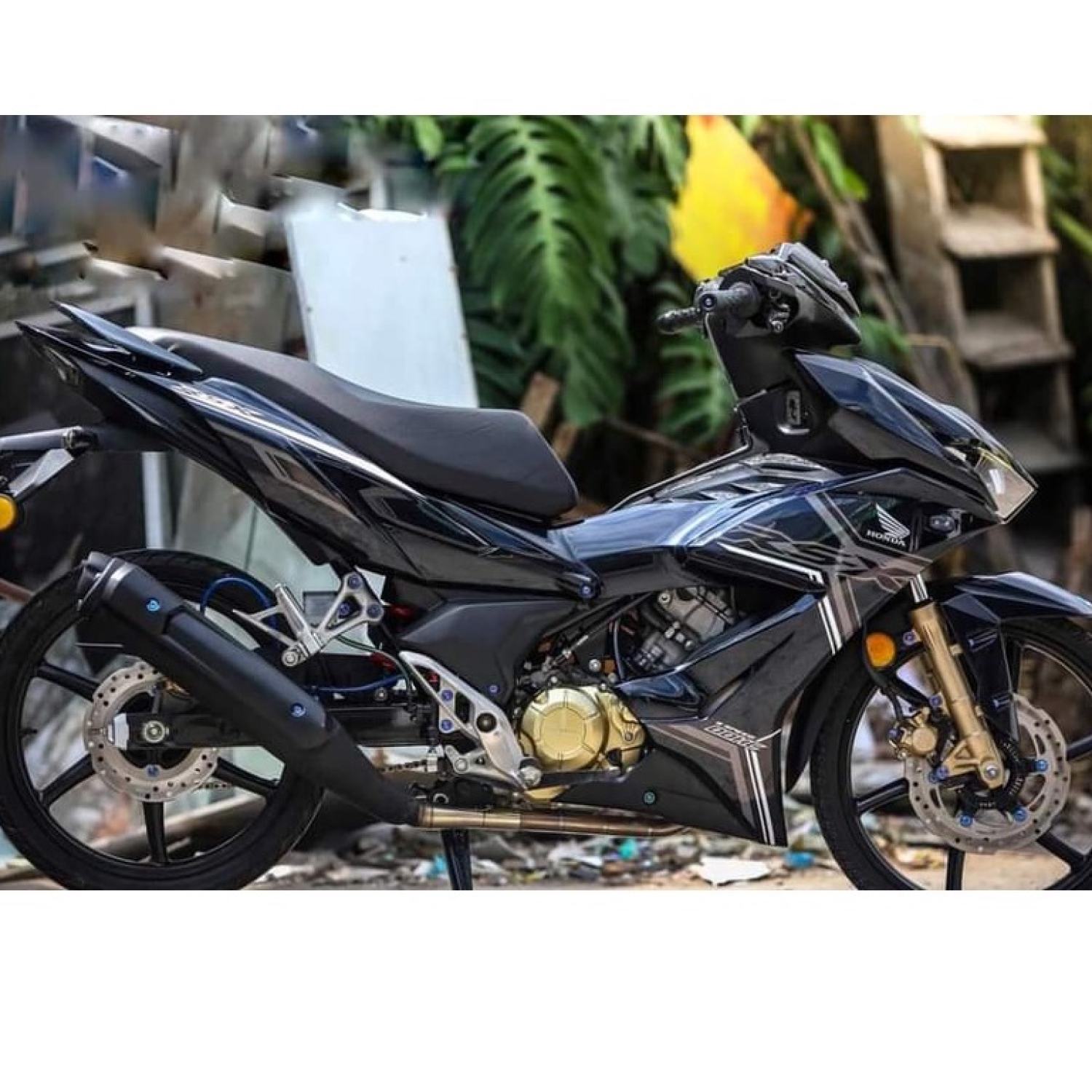 Tem rời honda winner x rsx đen chỉ xám