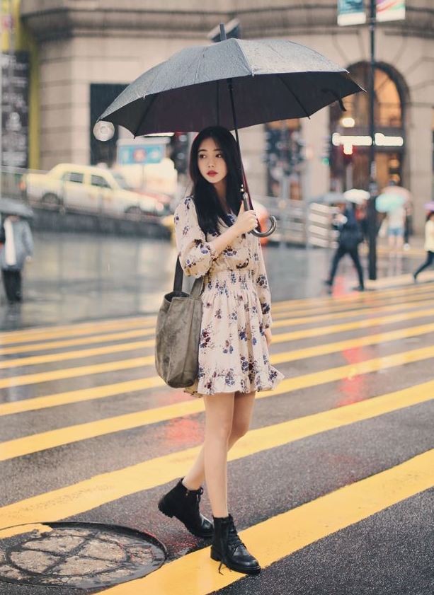 Đầm voan hoa  dễ thương A05
