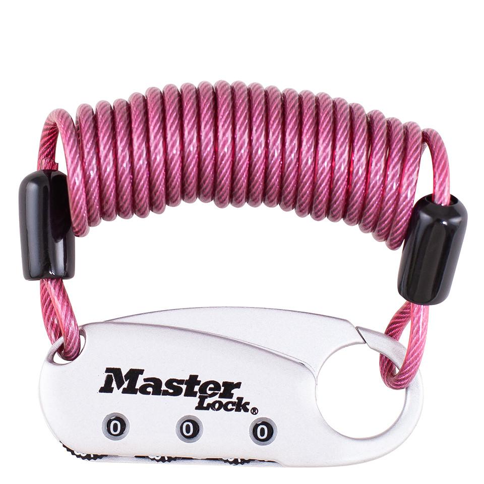 Master Lock Model No. 1559EURDCOL 60mm set-your-own combination backpack lock; assorted colours