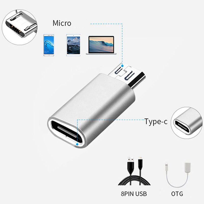 Đầu Chuyển Đổi Usb 3.1 Type C Sang Micro Usb