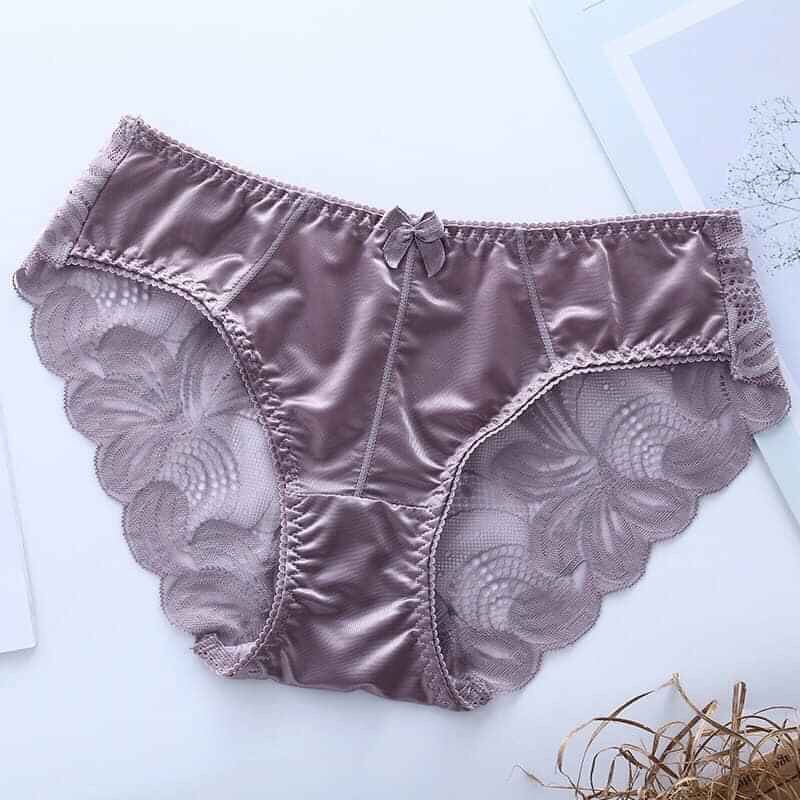 1 Chiếc Quần Lót Ren Nữ Phi Lụa Dòng Cao Cấp (Freesize 40-53kg)- Myn.Official