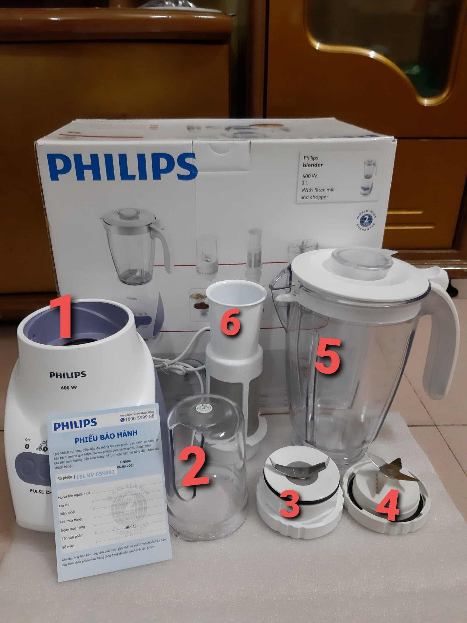 [HCM]Dao xay khô philip hr2115/hr2118