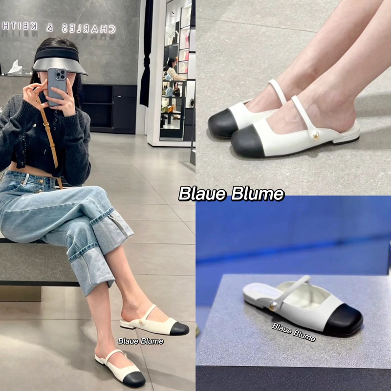 New mule C.N.K 2023 - Sục đính ngọc charm hoa