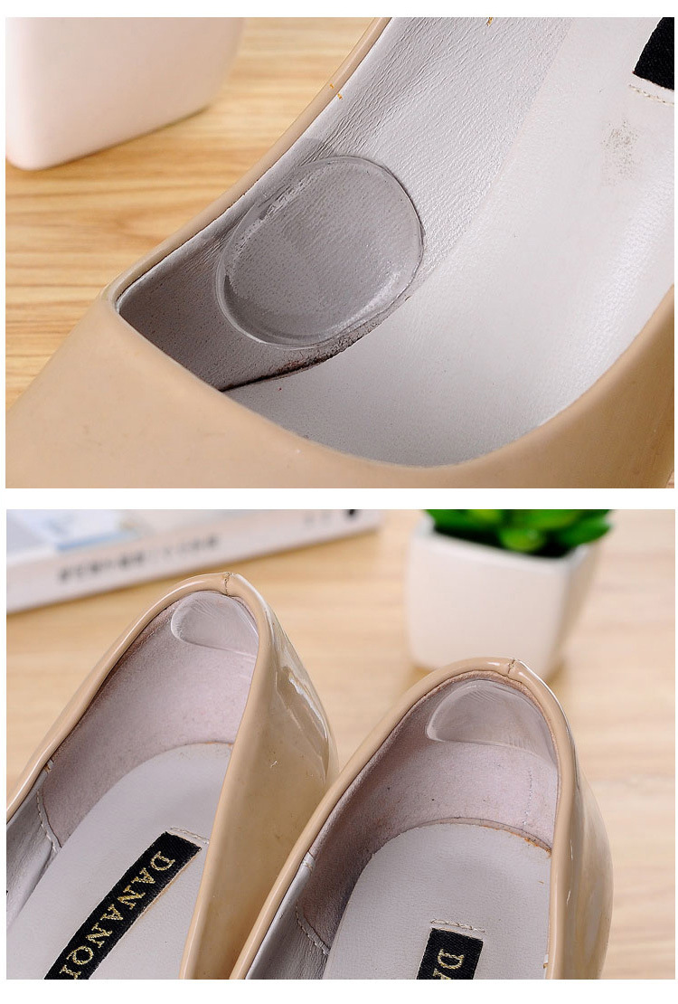 Miếng Dán Gót Giày Chống Trầy Chân Silicon Trong