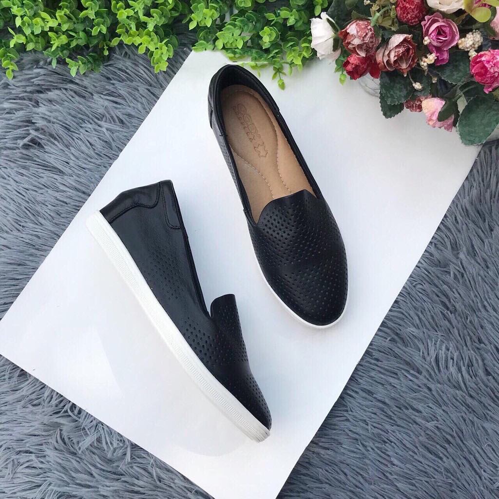 Giầy slipon 3f Da Thật VNXK