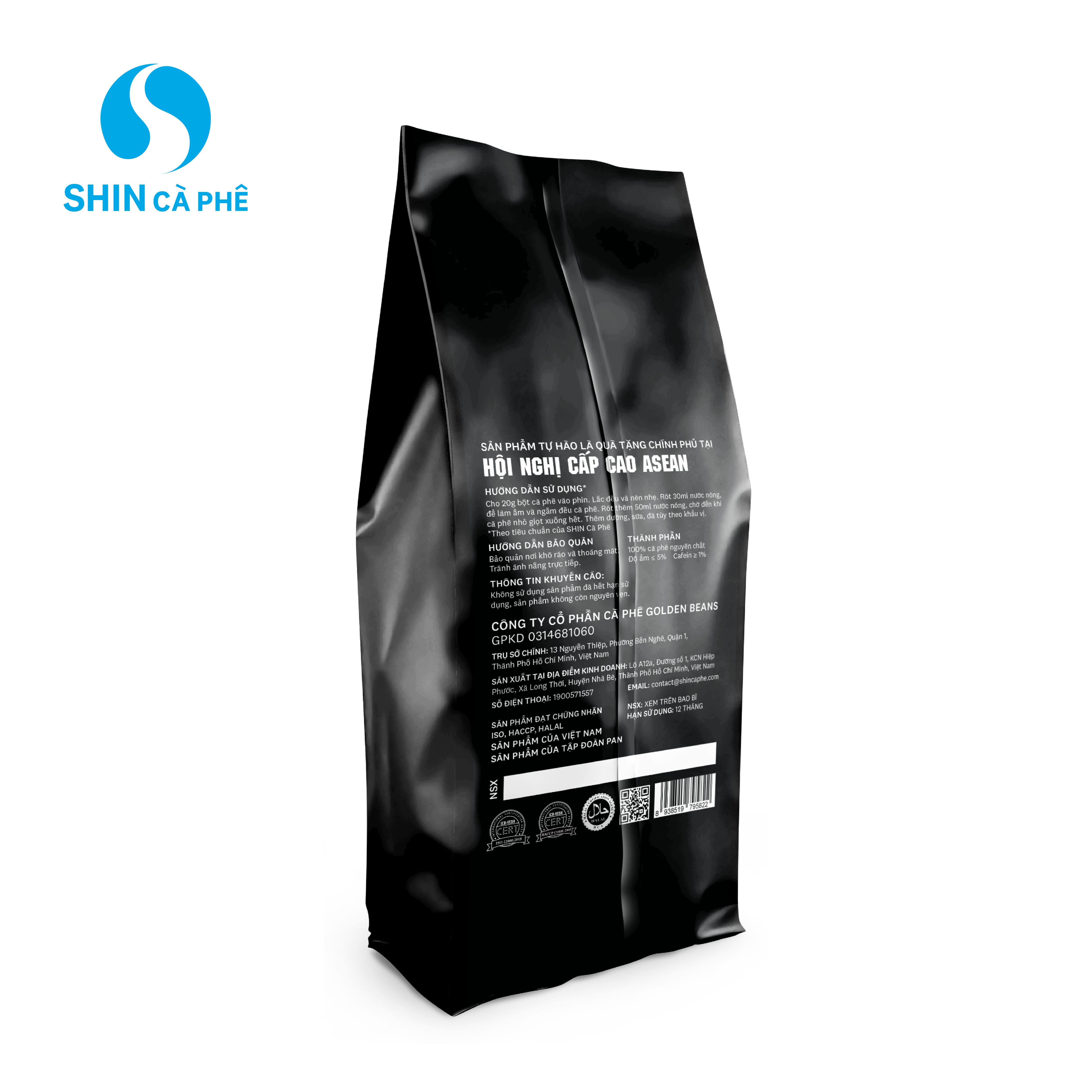 Cà phê Phin Robusta Honey - SHIN Cà Phê - Cà phê pha phin - Gói 1kg