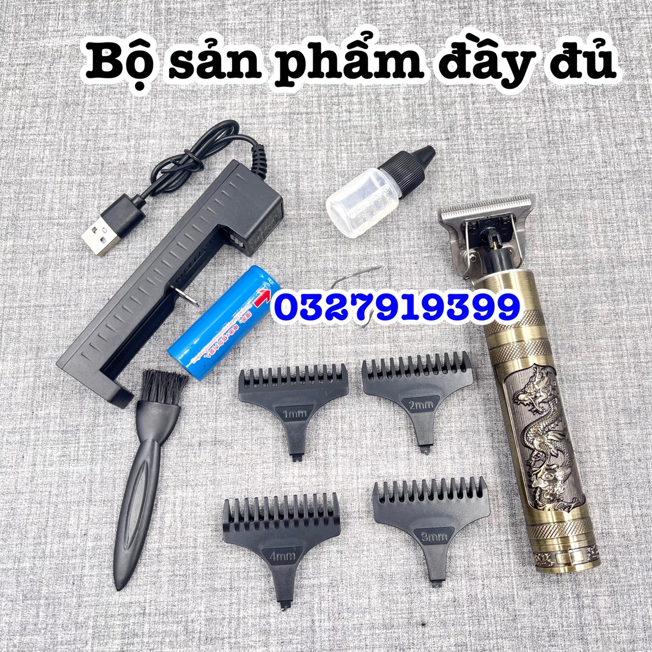 Tông đơ viền cao cấp Kemei 1974A