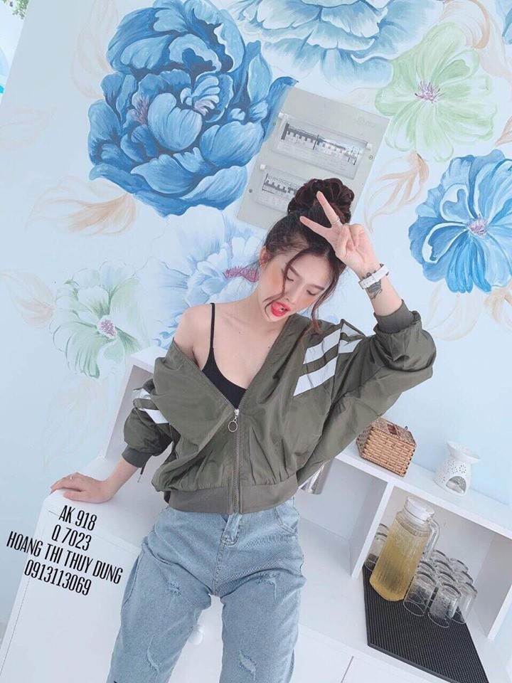 [HCM]ÁO KHOÁT DÙ NỮ PHỐI VIỀN DỄ THƯƠNG
