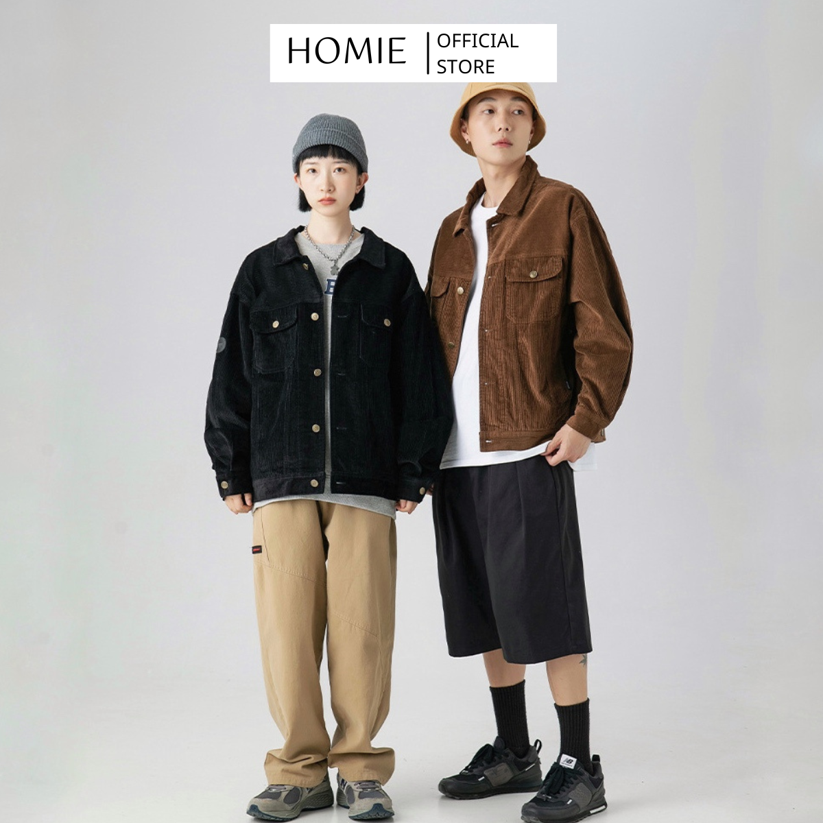 Áo Khoác Jacket Nhung Tăm Dáng Hàn Quốc