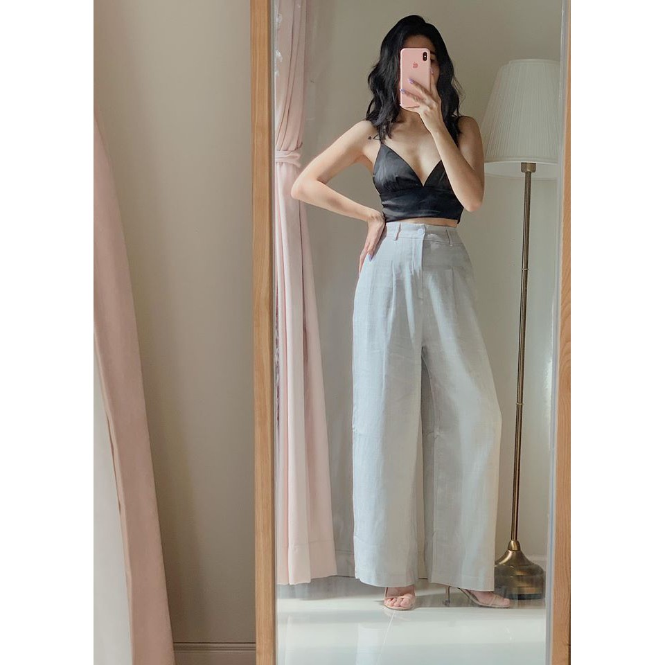 Áo hai dây croptop