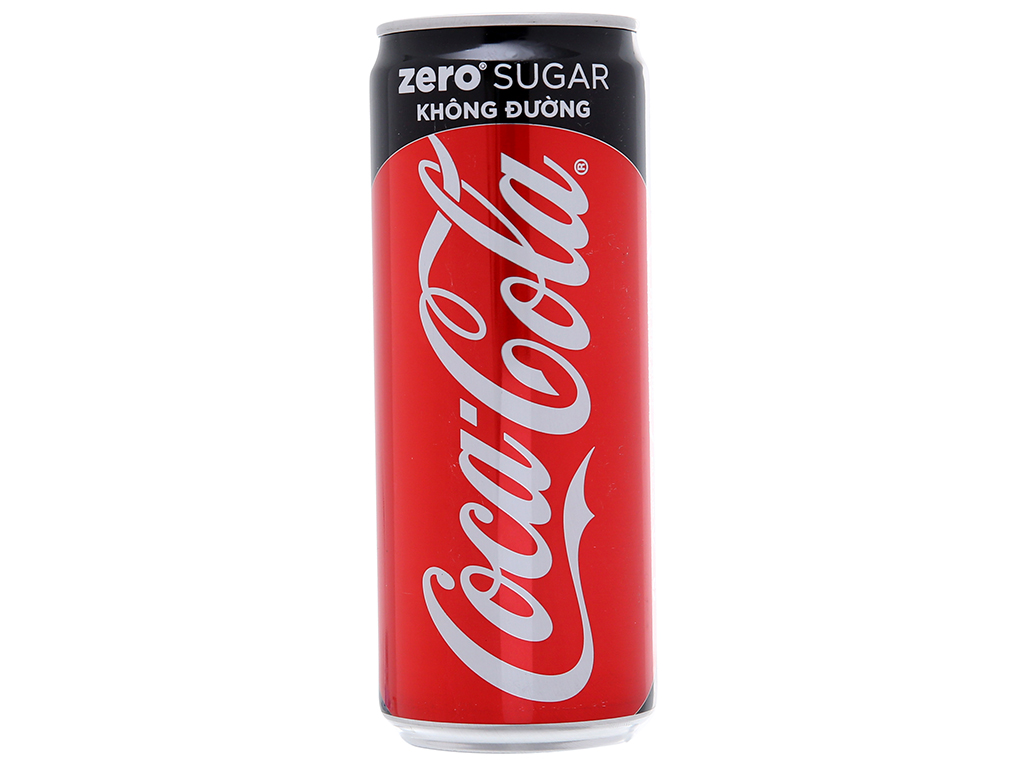 Thùng 24 lon nước ngọt Coca Cola Zero 330ml