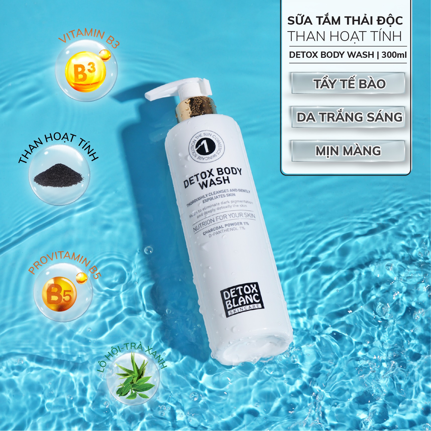 SỮA TẮM TRẮNG BODY BATH BHA DETOXBLANC