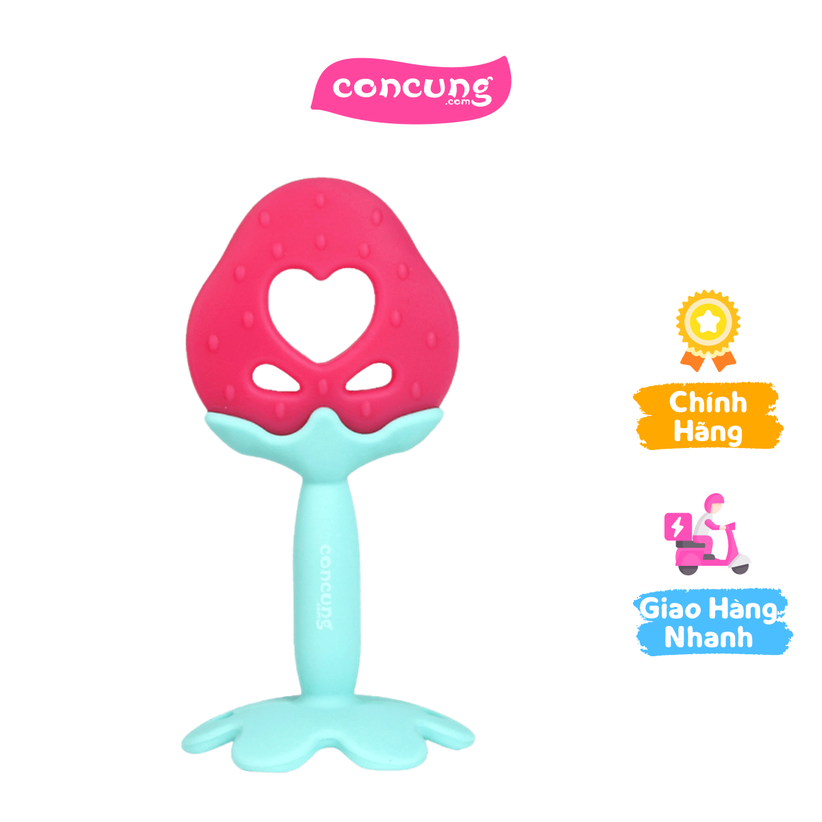 Gặm nướu silicone Quả Dâu Concung Good