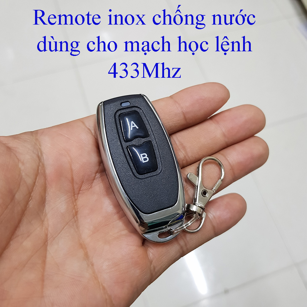 Điều khiển từ xa xe máy (A Bật / Tắt ) (B đề) cho ổ khóa 2 dây