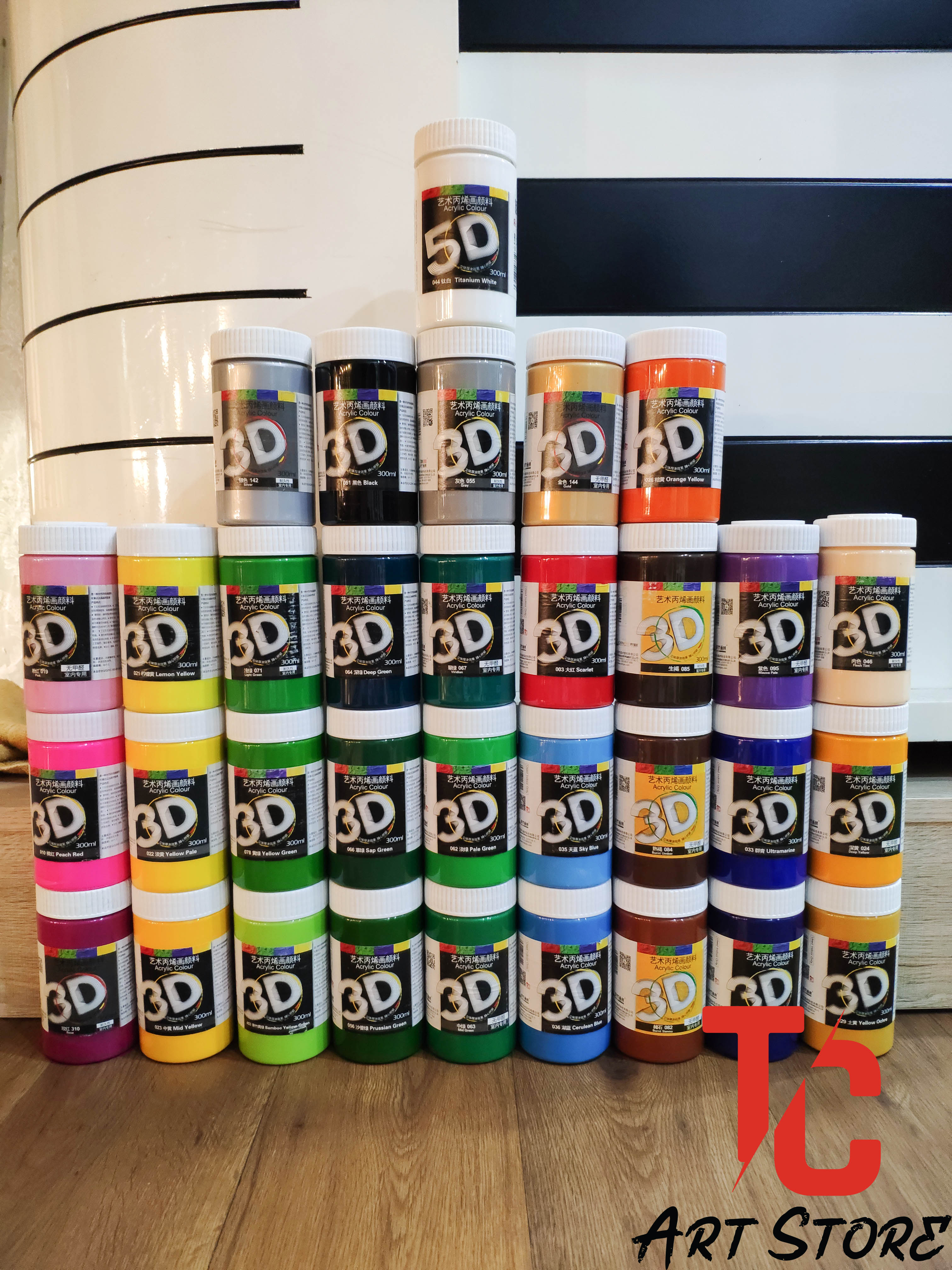 [TC Art Store] Màu acrylic 3D  300ml