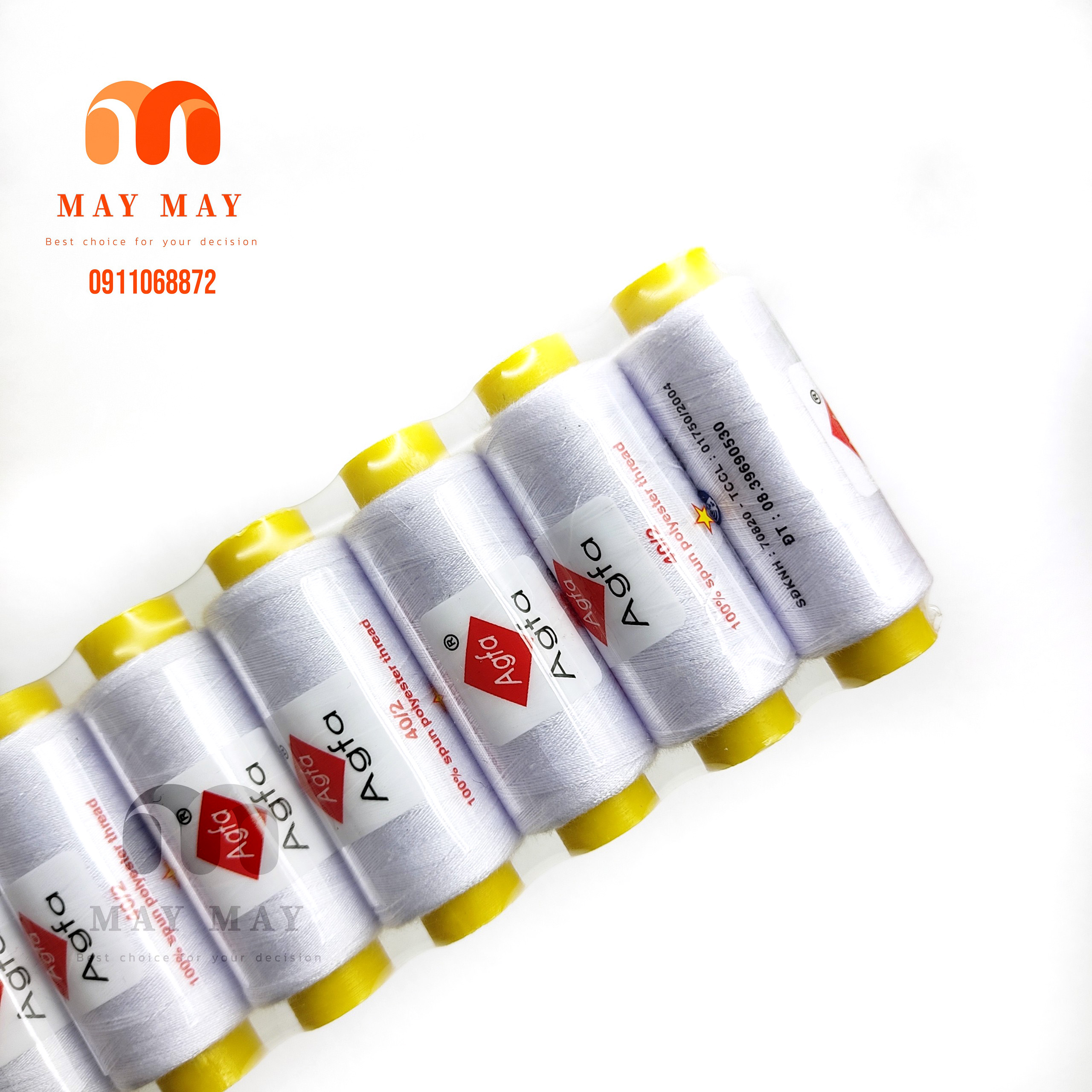 Chỉ may Afga 1 vĩ 10 cuộn chỉ may đồ thông dụng