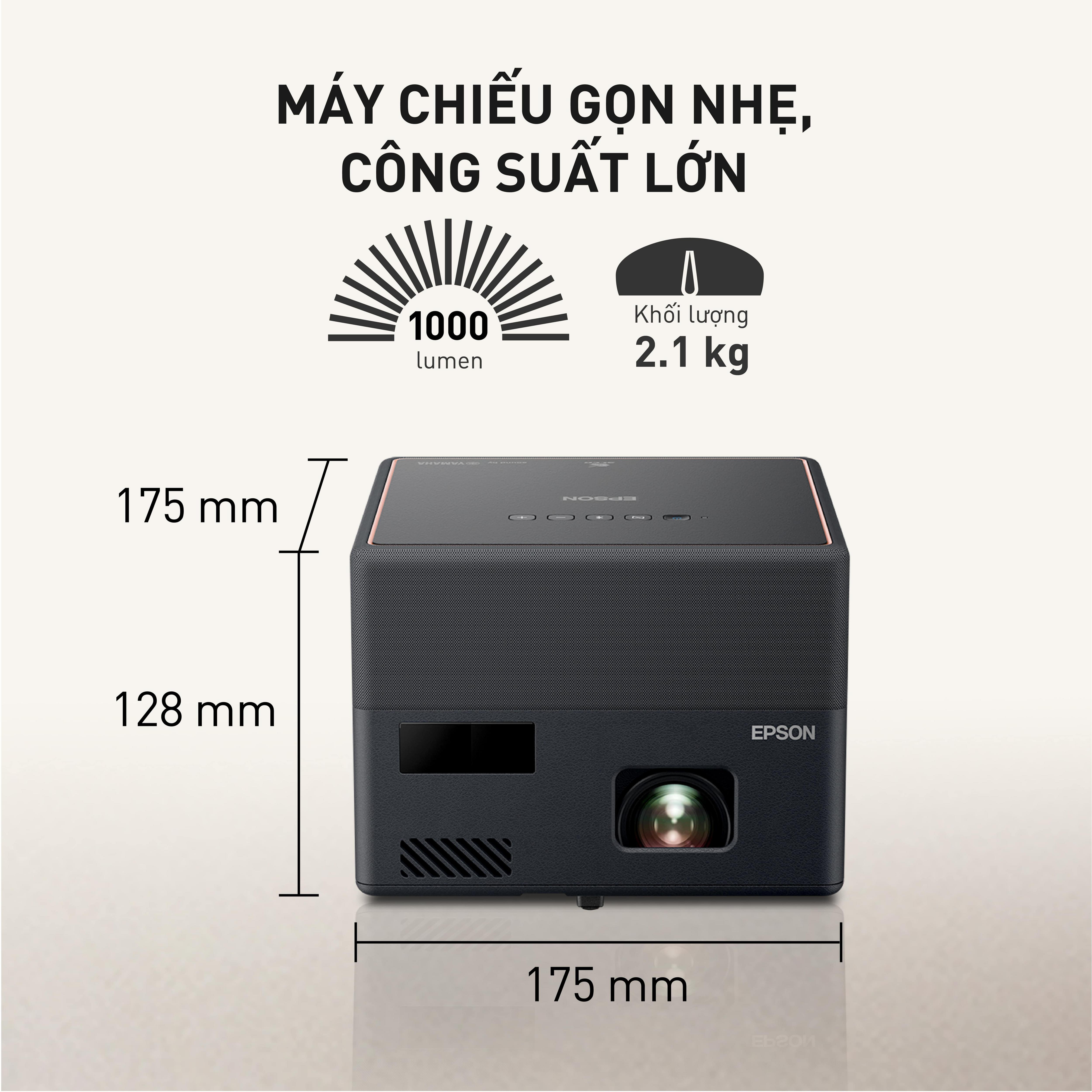 Máy Chiếu Mini Epson EF-12, 150 inch