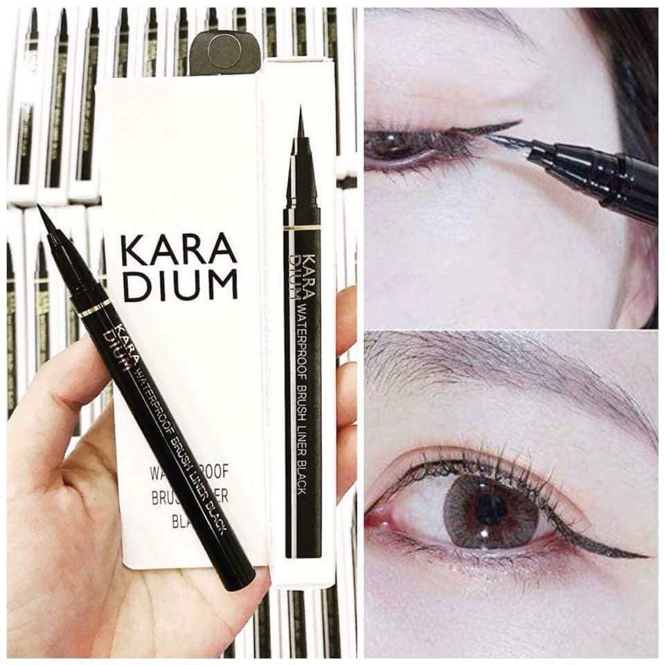 BÚT DẠ KẺ MẮT NƯỚC KARADIUM WATERPROOF BRUSH LINER BLACK