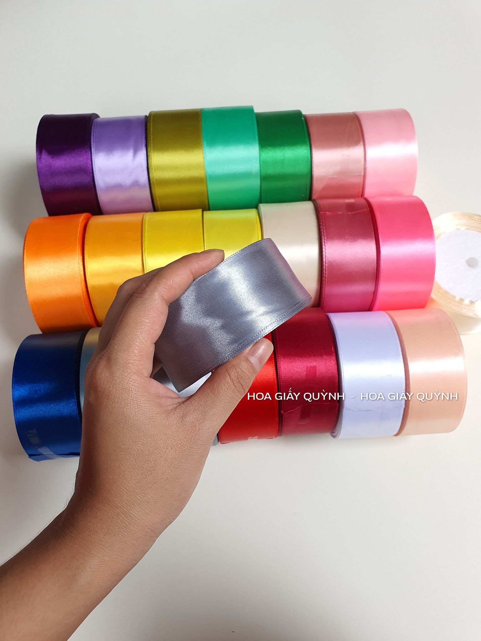 RUY BĂNG LỤA 4cm x 20m