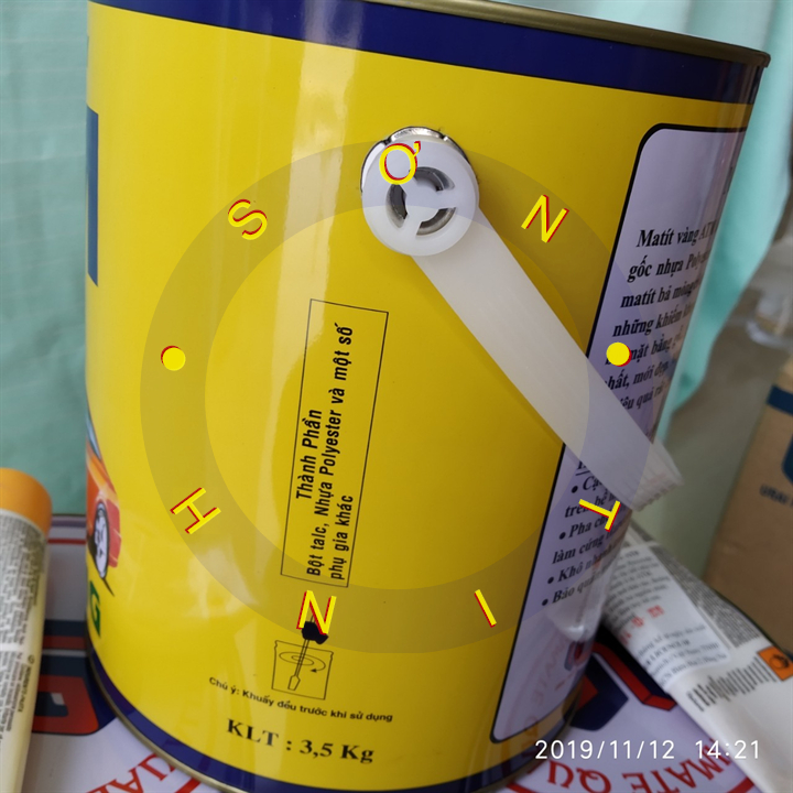 Matit Vàng ATM Poly Putty 3.5Kg