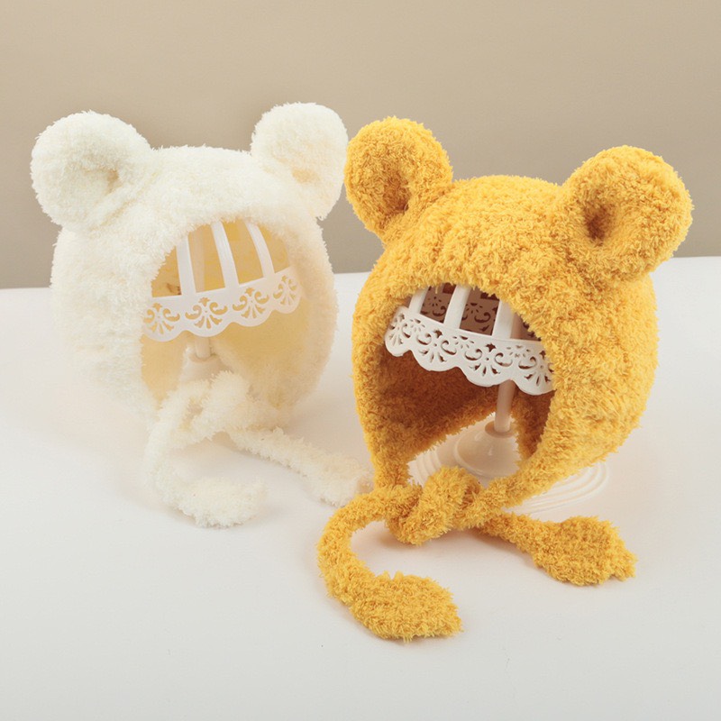 Mũ Lông Cừu Tai Chuột Mickey Cho Bé Cực Yêu