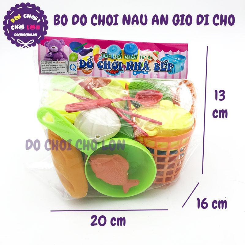 Đồ chơi nấu ăn giỏ đi chợ bánh bao bằng nhựa Đại Phát 918