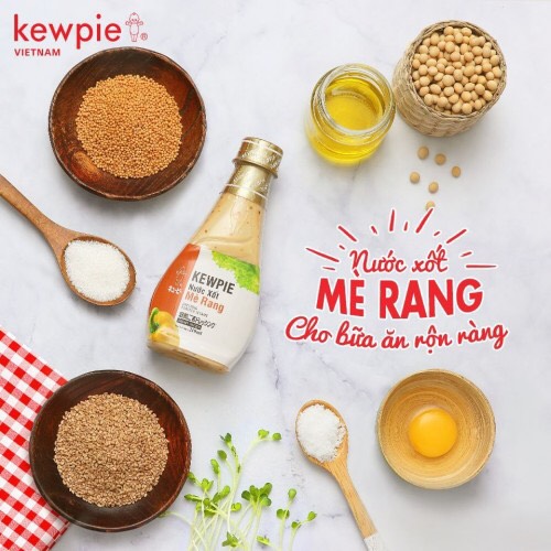 Nước Sốt Mè Rang KEWPIE, Chai sốt mè rang 180ml