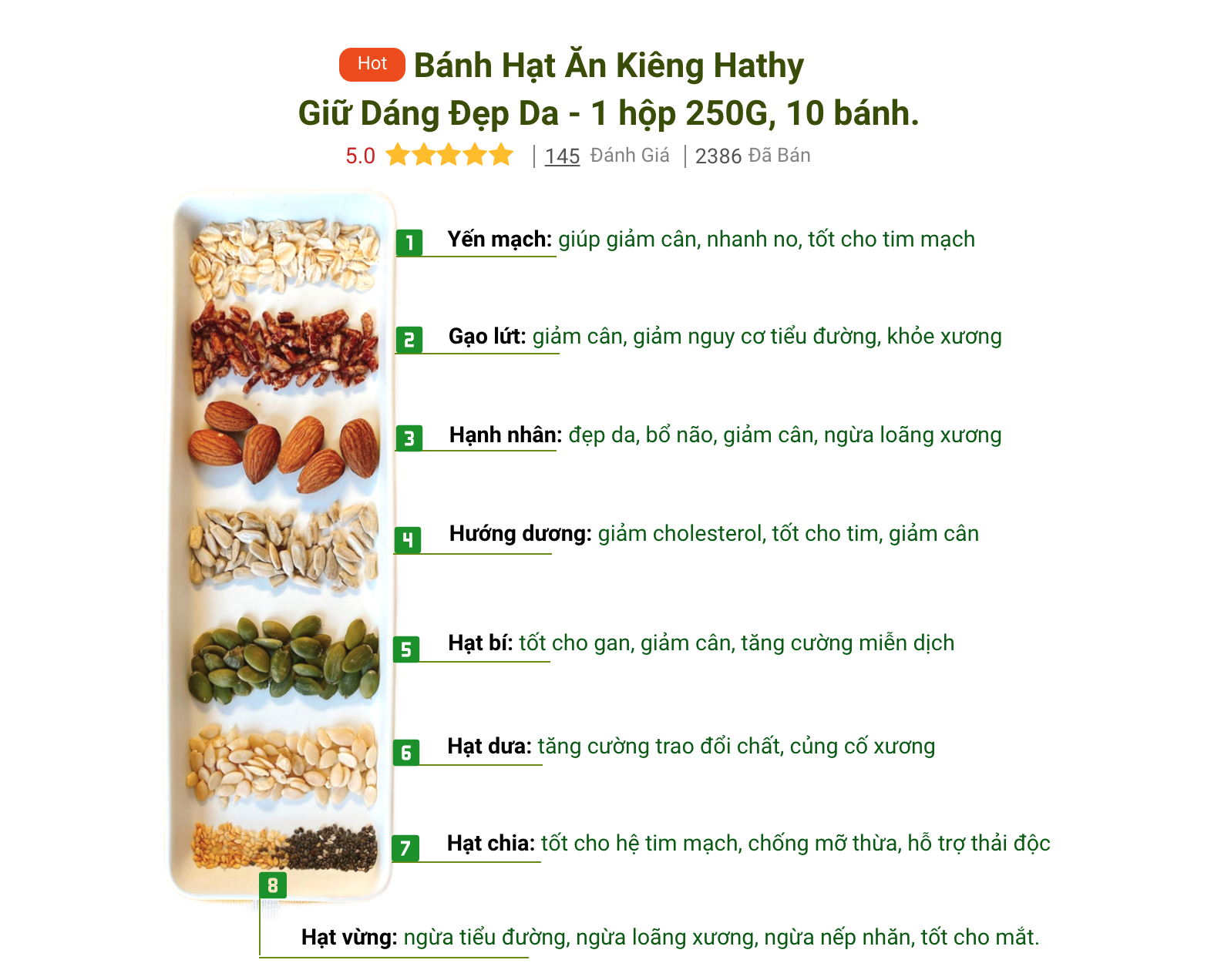 Bánh hạt Hathy - Vị hạt điều cacao