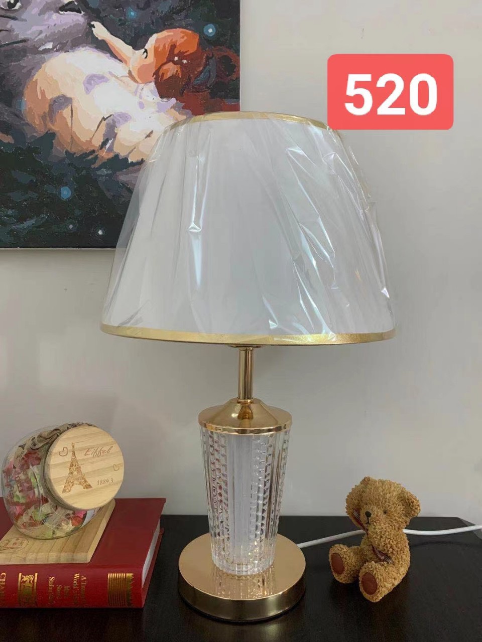 đèn ngủ để bàn thân pha lê CAO CẤP 2 chế độ