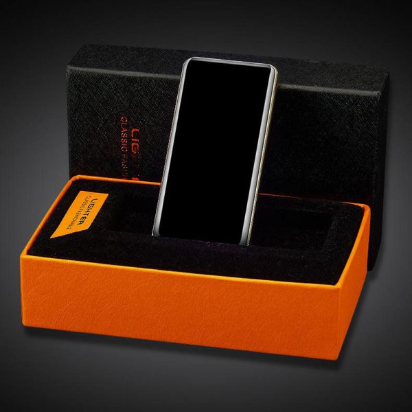 [CAO CẤP] Bật lửa điện cảm ứng hình điện thoại, sạc USB, sợi đốt vonfram – SDIN