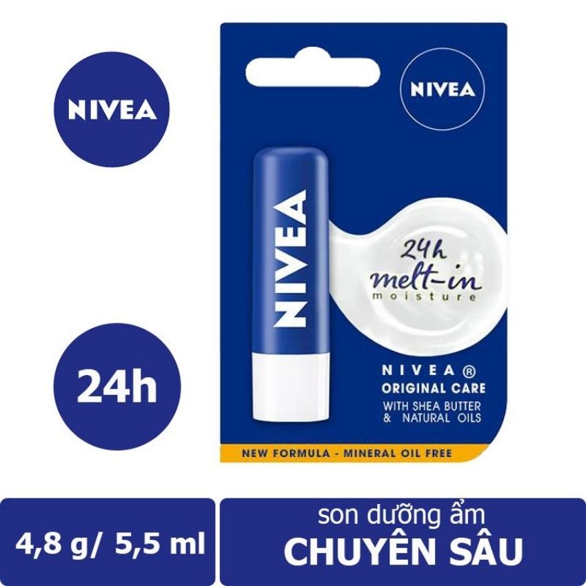 Son Dưỡng Ẩm Nivea Không Màu