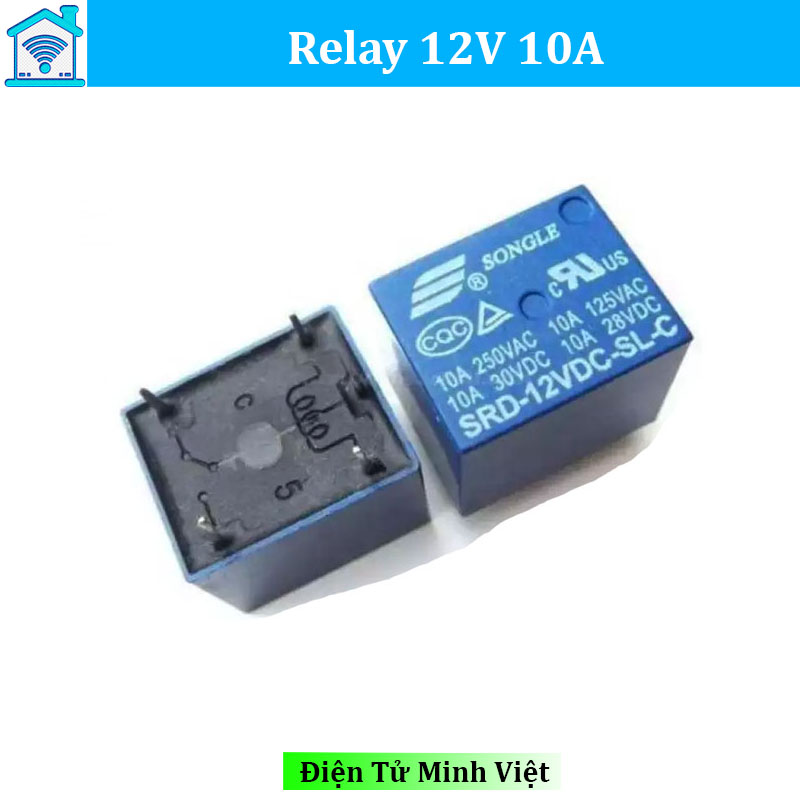 Relay SONGLE SRD-5-VDC-12-VDC-SL-C (10A - 5 Chân)
