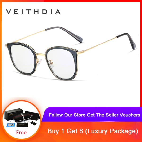 Giá bán VEITHDIA Men Optical Glasses Eyewear Frame Unisex Women 1232