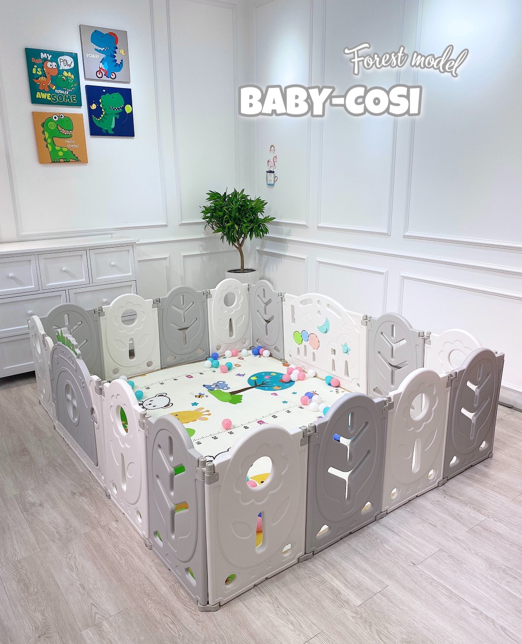 Quây cũi gấp gọn Baby Cosi dành cho bé