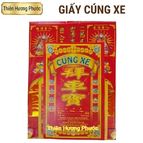 Giấy cúng thái tuế cao cấp