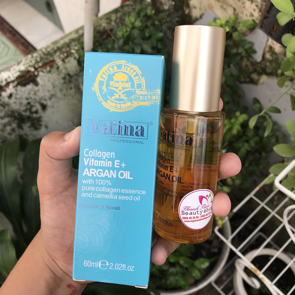 Tinh Dầu Dưỡng Tóc Argan Oil Vatina 60ml