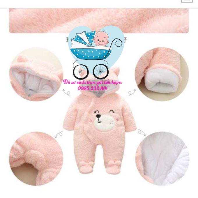BODY LÔNG GẤU ẤM CHO BÉ 0-12M