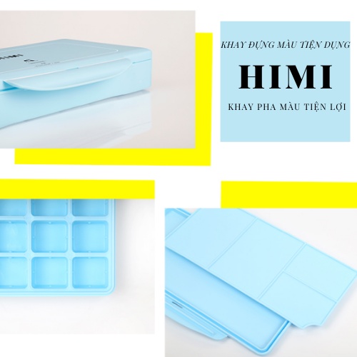 Màu Gouache HiMi dạng thạch bộ 18/24 màu