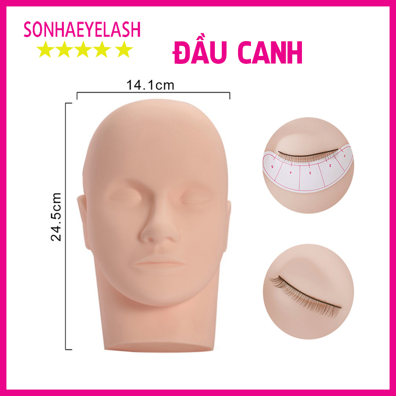 Đầu manocanh_đầu canh giả_dụng cụ nối mi