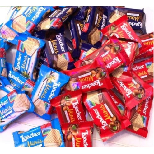 Hộp Bánh Xốp Loacker Minis Collection 240g