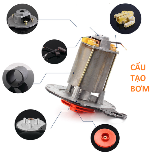 Máy bơm chìm, Bơm tõm mini  12v - Bơm Tõm