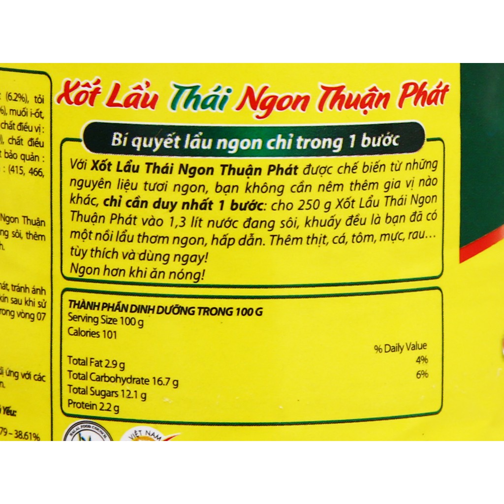 Sốt lẩu thái Thuận Phát chai (250g)
