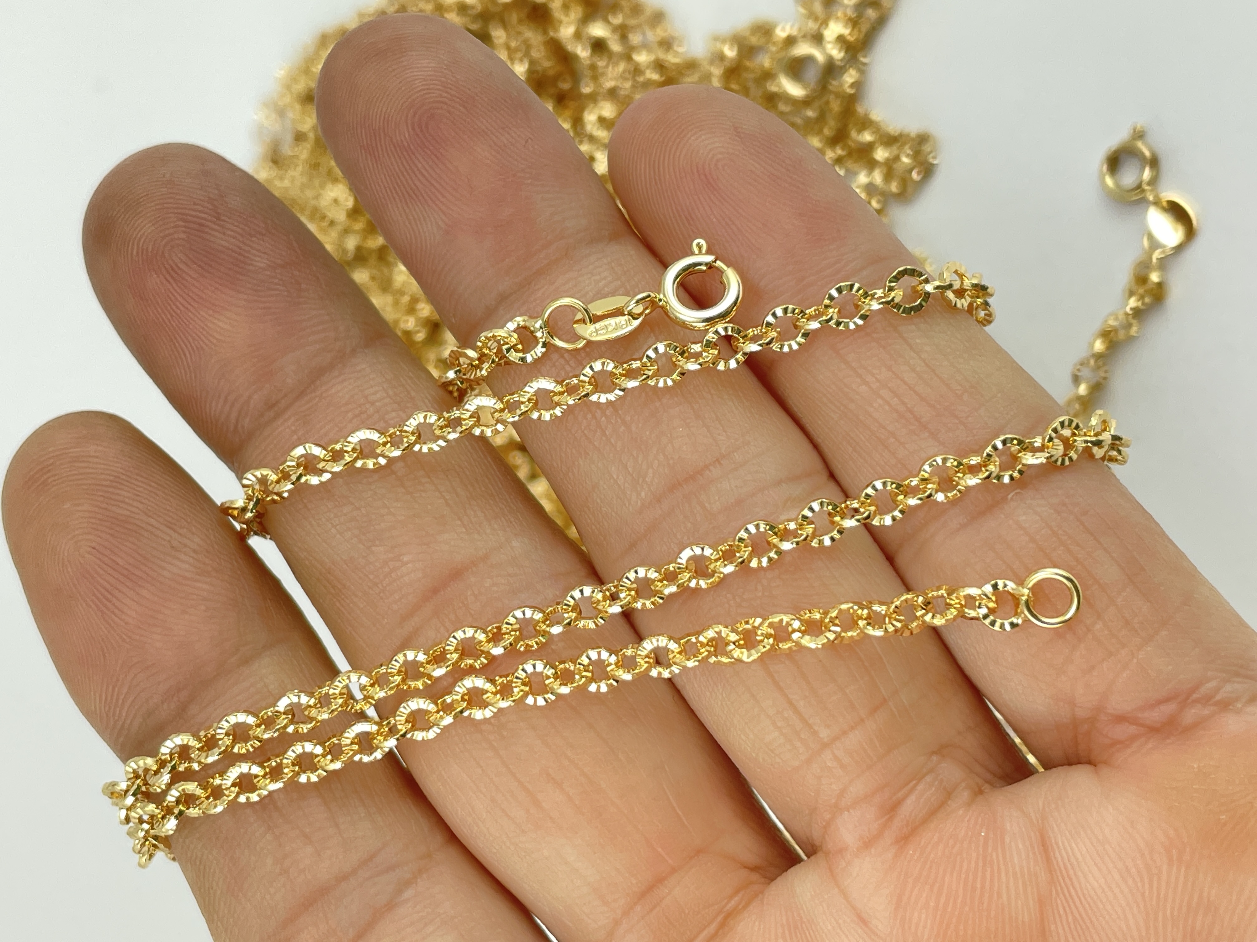 [HCM]DÂY CHUYỀN MẠ VÀNG 18K CAO CẤP - DC114L62