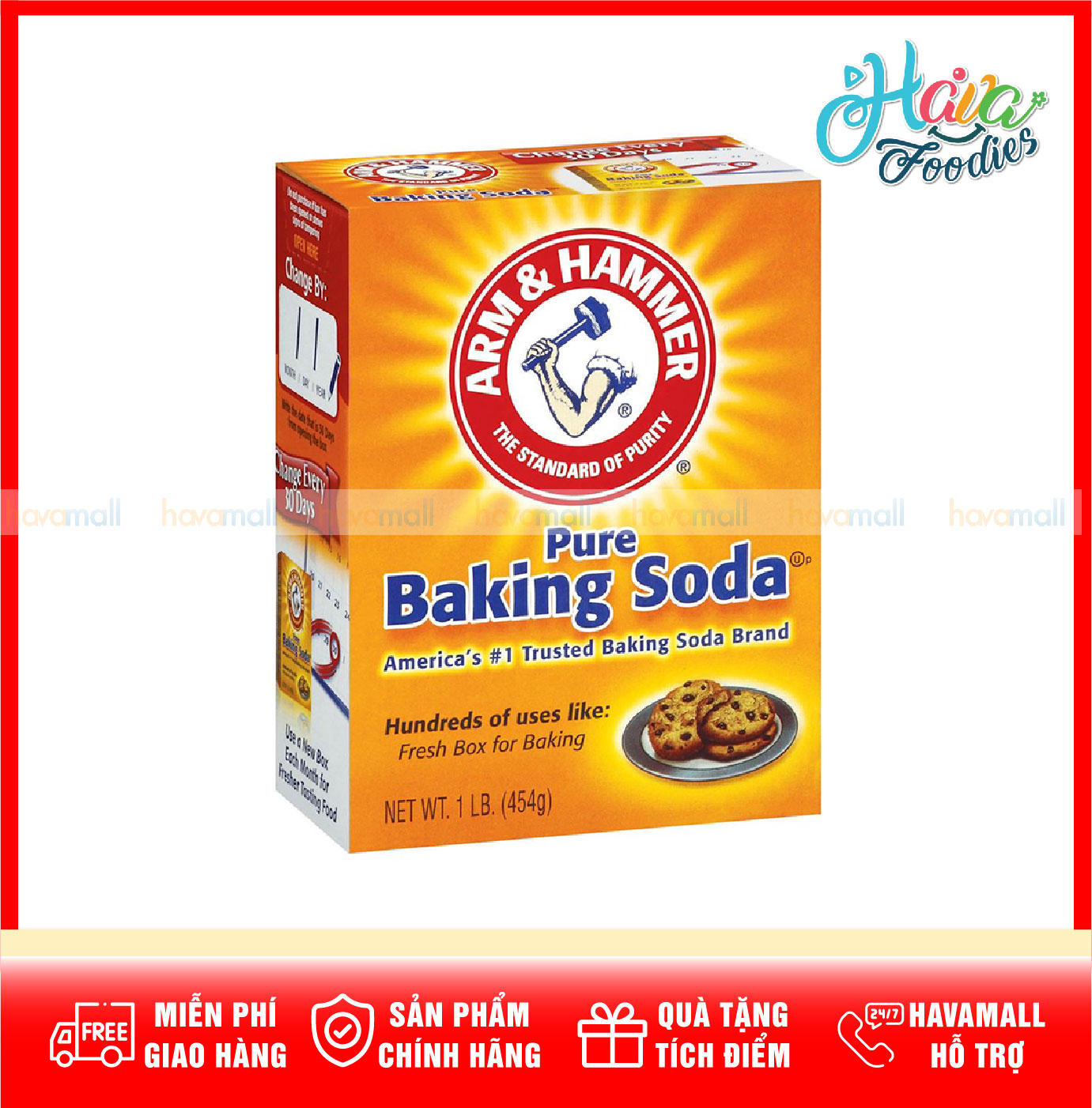 [HÀNG CÔNG TY NHẬP KHẨU] Bột Pure Baking Soda Arm & Harmmer