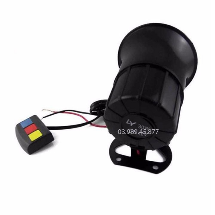 CÒI HÚ 3 CHẾ ĐỘ 12V DÀNH CHO XE MÁY XE ĐẠP ĐIỆN