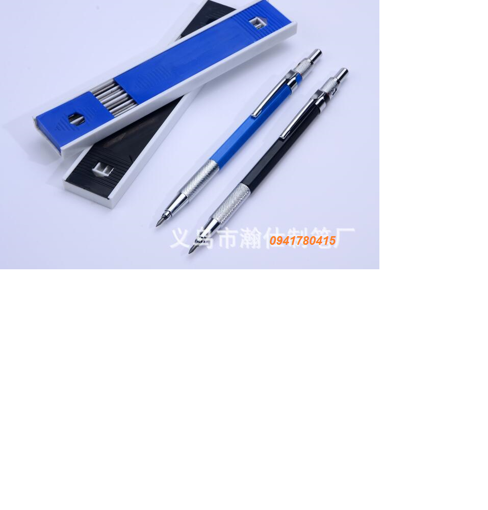[HCM]Bút chì bấm + 12 ruột HB 2.0mm